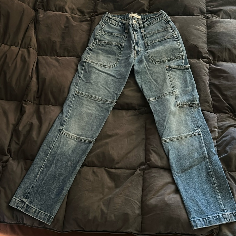 Lucky brand cargo/ carpenter jeans
